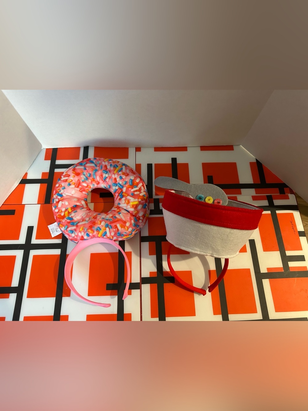 Target’s- Hyde and Eek - Donut and Cereal Headbands Set of Two! Brand New!